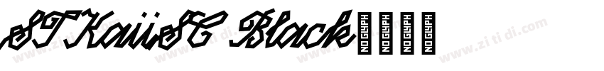 STKaiiSC Black字体转换